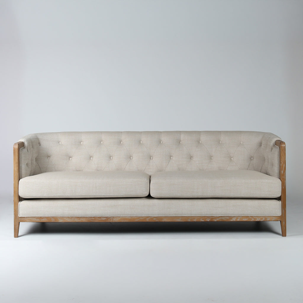 Cove wood - Linen Look sofa