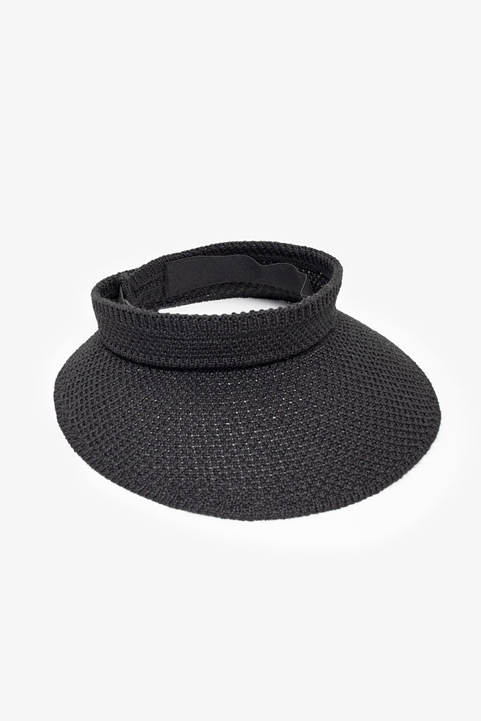 Foldable visor black