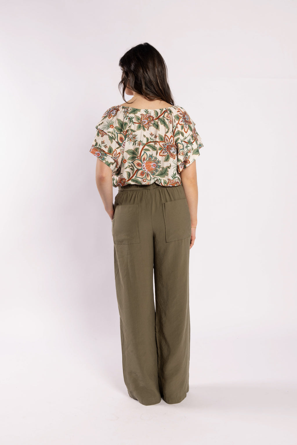 Drama Lana Top - Del Ray Cream