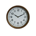 Iron clock antique brass
