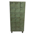 Original iron locker large green