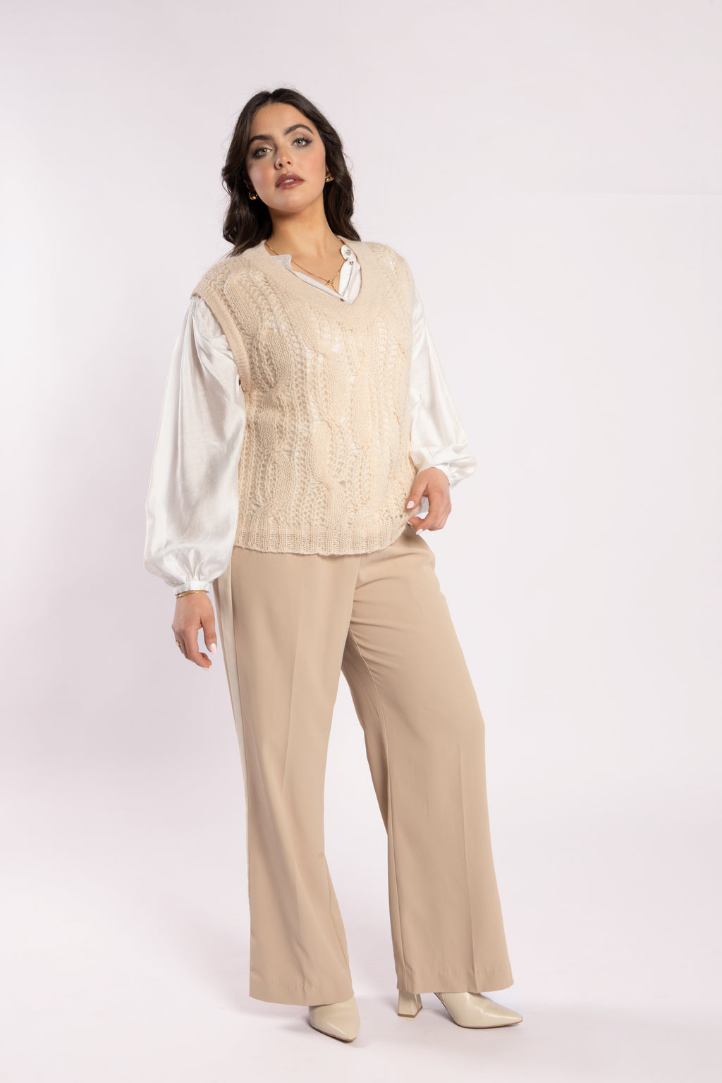 Drama Fliss Vest - Blush
