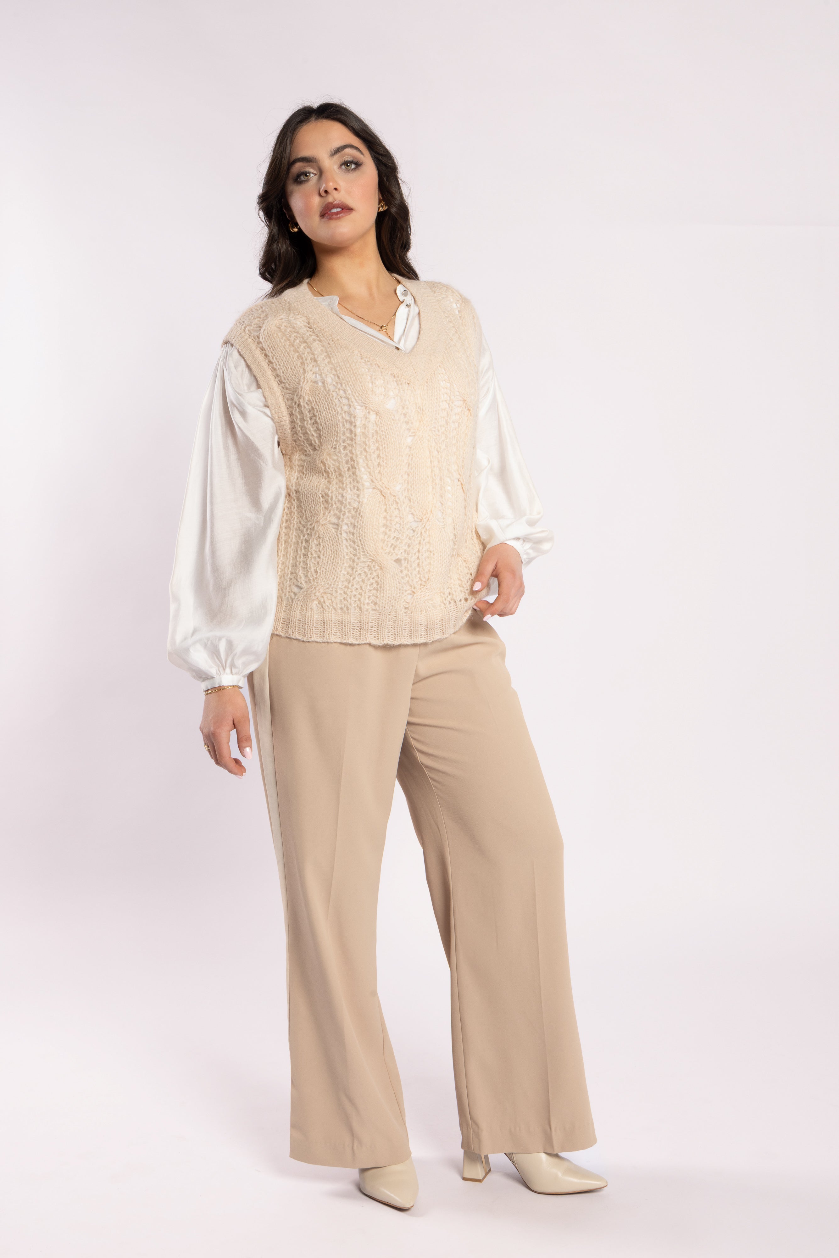 Drama Fliss Vest - Blush