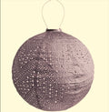 Lantern Round 40cm Mauve Purple