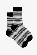 Ankle sox licorice stripe