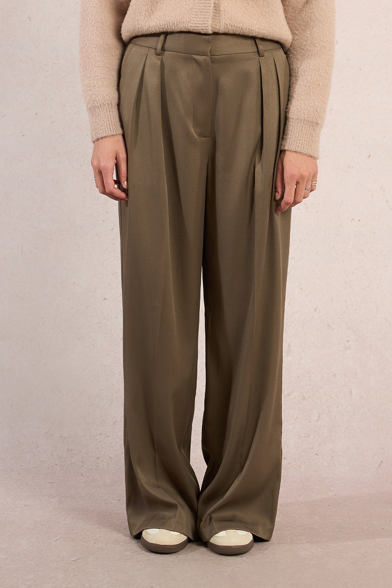 Molly Bracken Woven Pants Khaki