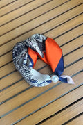 Pearl fasten neck tie equestra