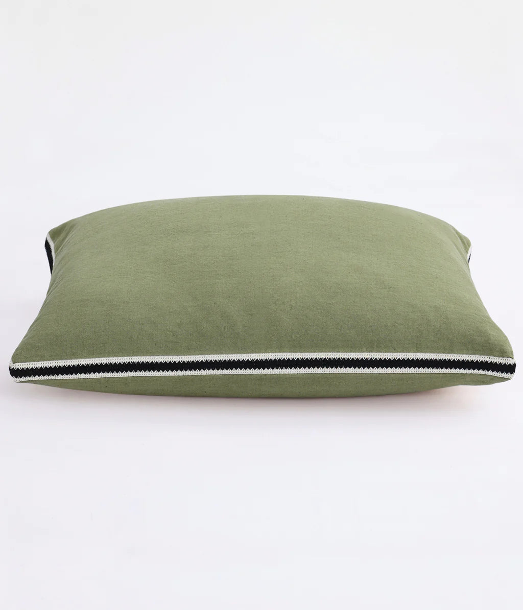 Linea cushion leaf 60x40 100% linen