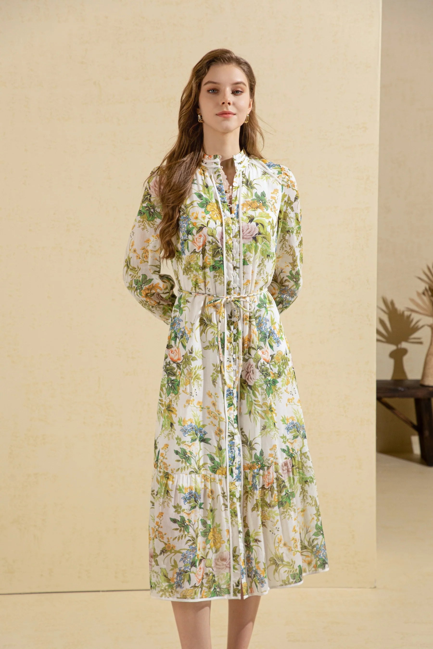 GDS Clothing  Rosita Printed Long Dress