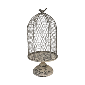 Eden cloche on footed plate large 22x22x48