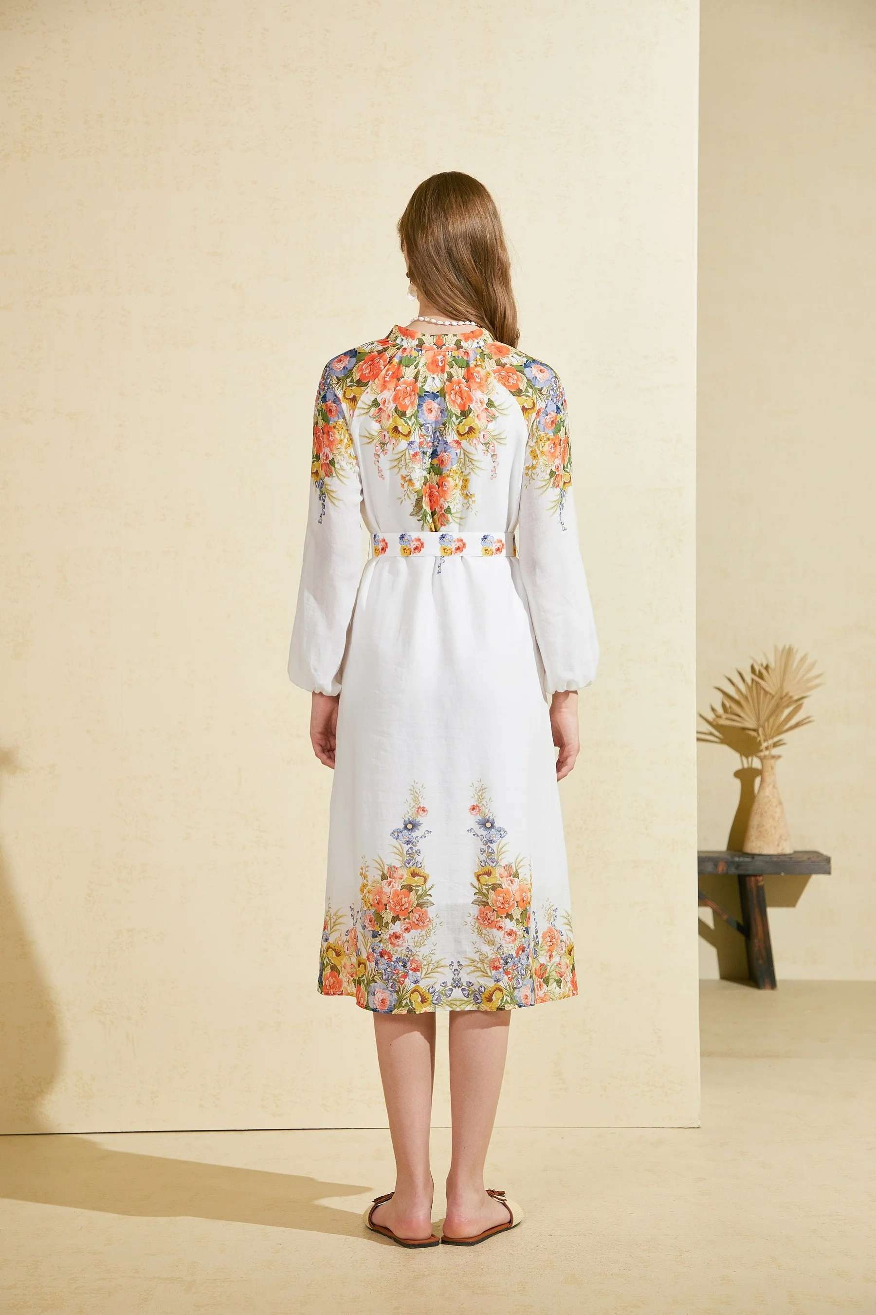 GDS Clothing Perla Printed long dress