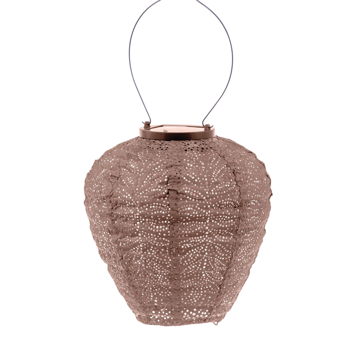 Lantern  Balloon 20cm Mocha Folia