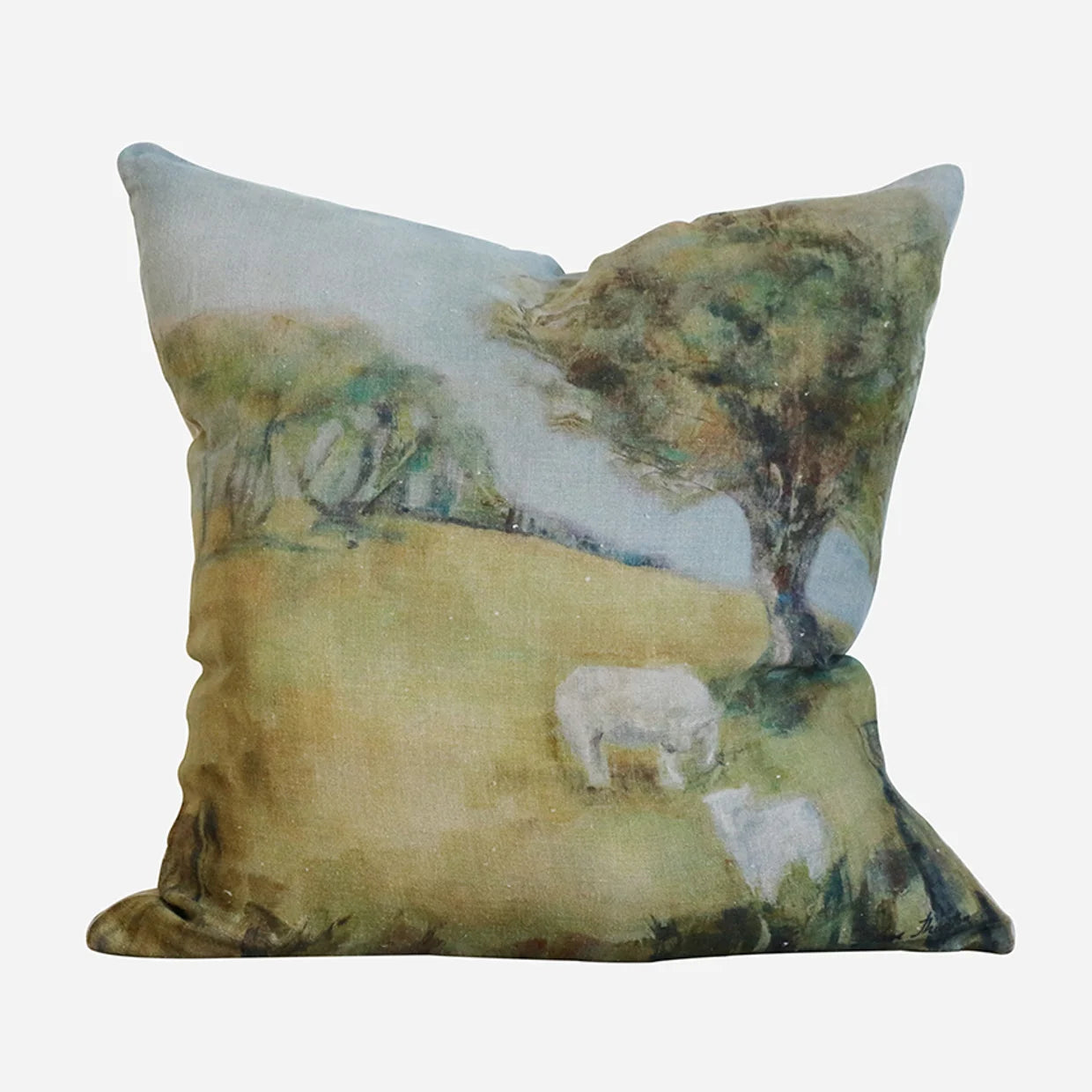 Cornwall park linen cushion 50x50