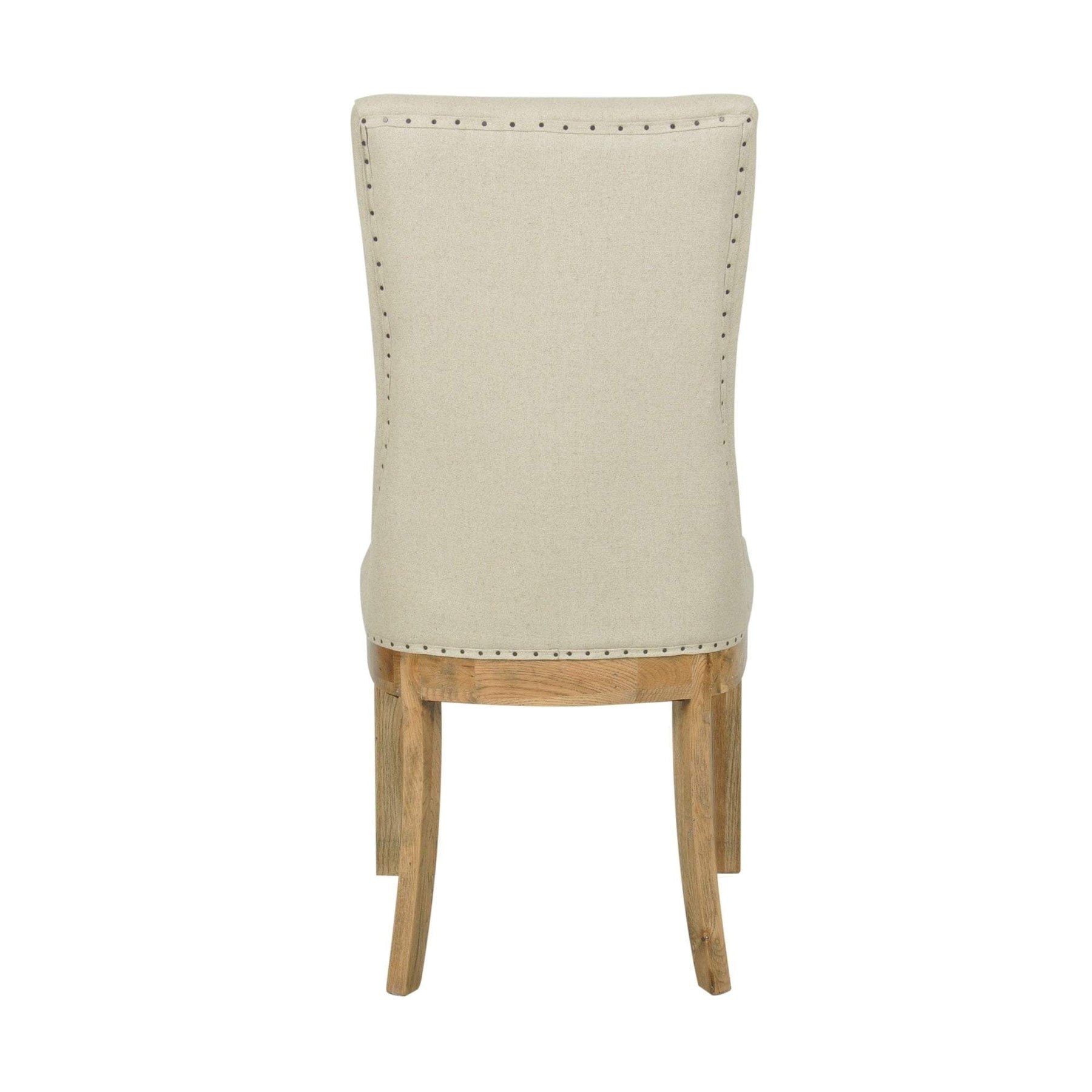 Oakwood Linen Dining Chair - Natural
