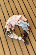 Pearl  fasten neck tie jardin