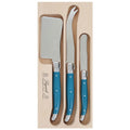 Laguiole Cheese setTeal 3 pc