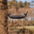 Bird Bath - Hanging w 2 Birds
