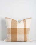 Jefferson cushion w feather inner Cumin 55x55