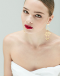 North Star Earrings Gold