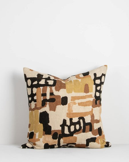 Sahara cushion with feather inner - Sunbaked - 50 x 50