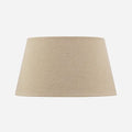 Raw Linen Tapered Drum Lampshade - 41cm