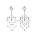Stardust Earrings - Platinum