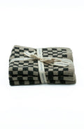 Set of 3 Washcloths - Chekka Graphite